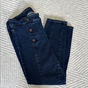 ERDEM x Universal Standard sailor button ankle skinny jean size 16